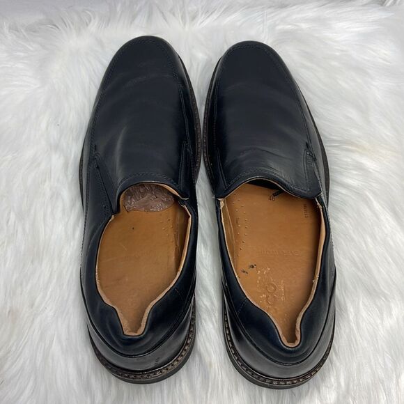 Ecco Smooth Black Leather City‎ Slip-On Loafers Sz 12 main image 6